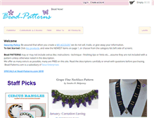 Tablet Screenshot of bead-patterns.com